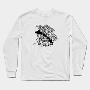 Huckleberry Finn Sticker Long Sleeve T-Shirt